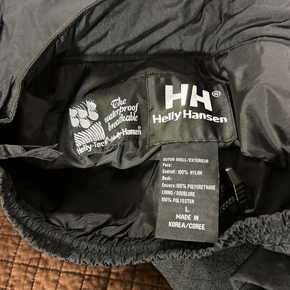 🏂L Helly Hansen black snowboard pants. The waterproof breathable Helly-Tech EUC - Picture 15 of 15
